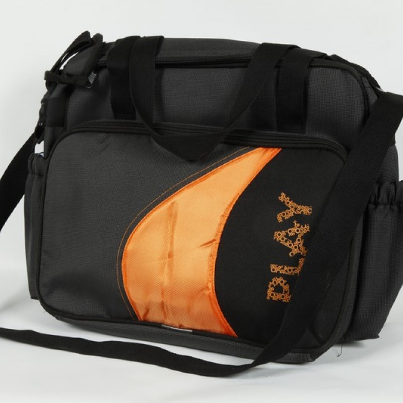 ΤΣΑΝΤΑ ΑΛΛΑΞΙΕΡΑ CASUAL PLAY BLACK ORANGE