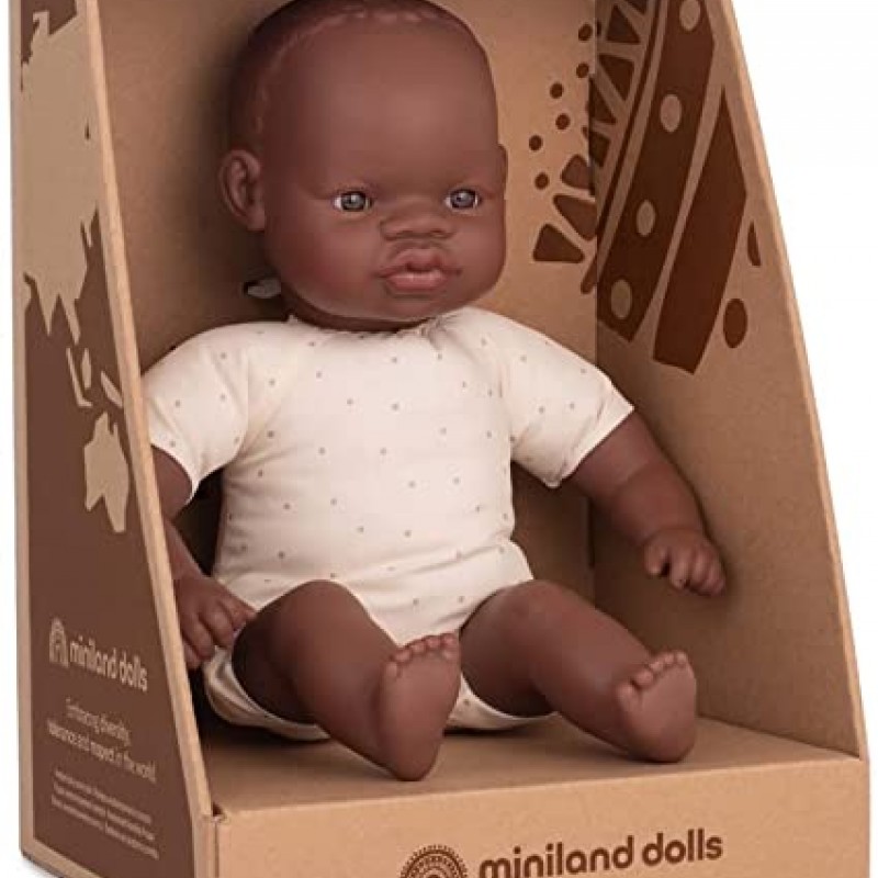 ΚΟΥΚΛΑ AFRICAN SOFT DOLL 32 CM