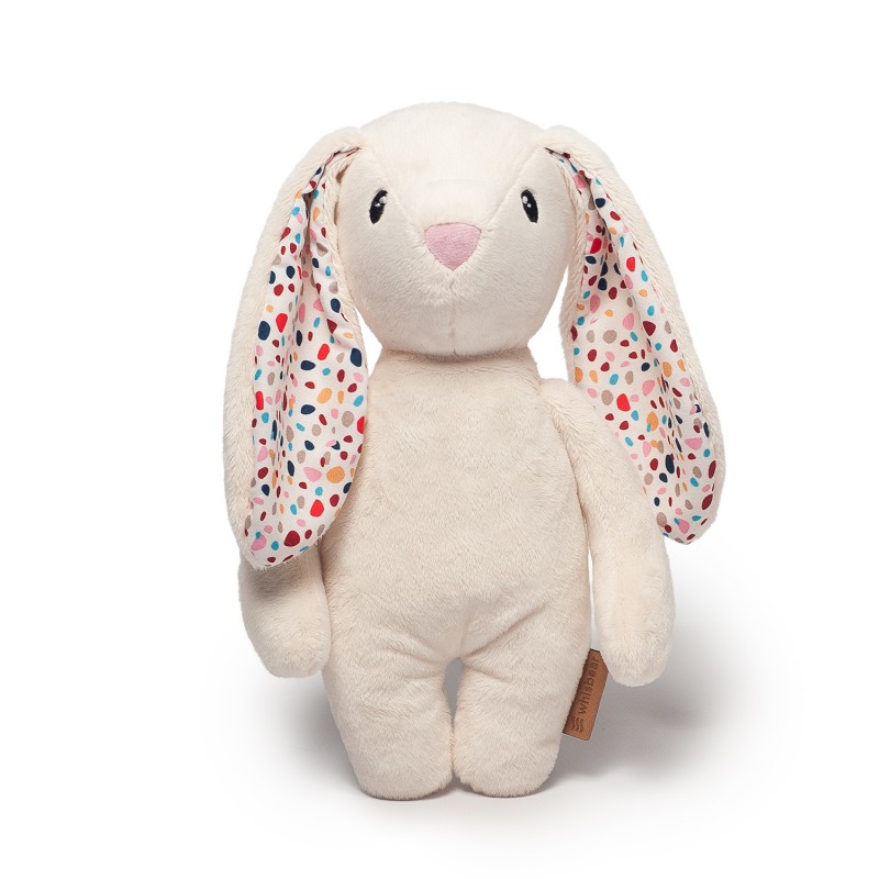 WHISBEAR HUMMING SLEEPY BUNNY CREAM ΜΕ ΡΟΖ ΗΧΟΥΣ