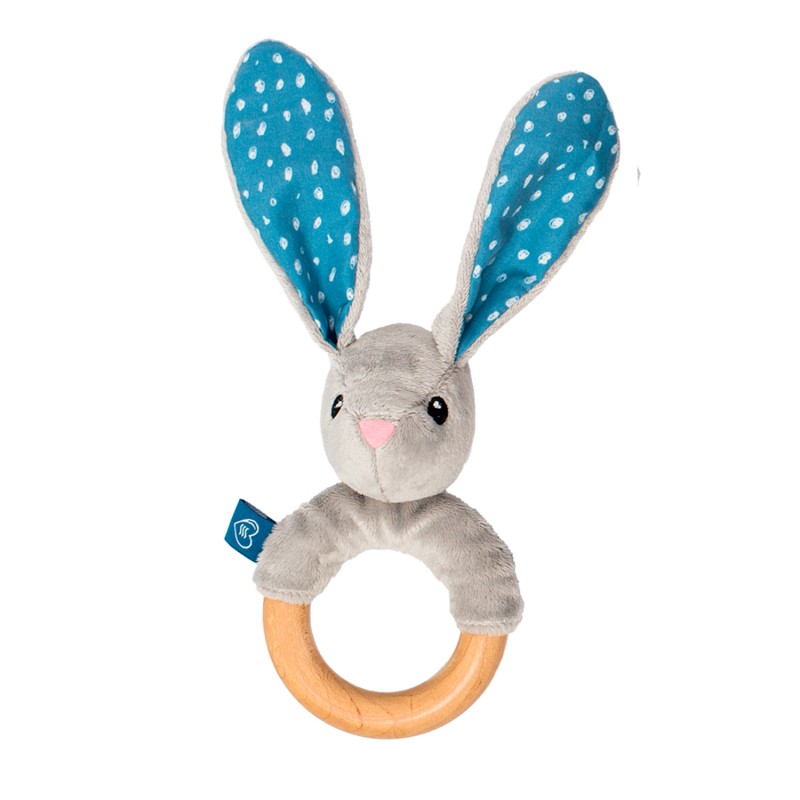 WHISBEAR ΜΑΣΗΤΙΚΟ ECO TEETHER BUNNY GREY