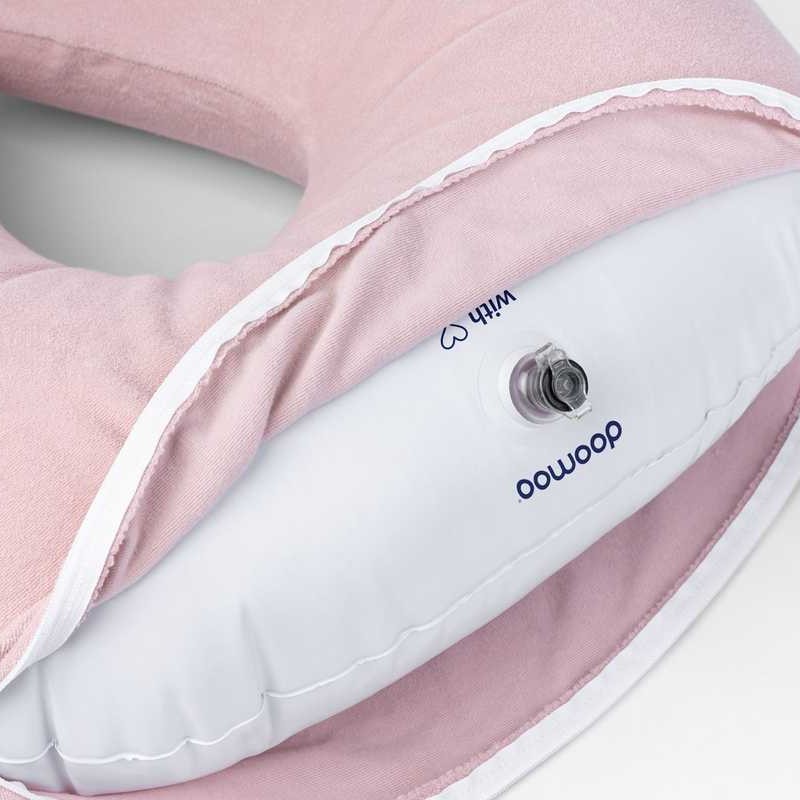 DOOMOO ΦΟΥΣΚΩΤΟ ΜΑΞΙΛΑΡΙ ΘΗΛΑΣΜΟΥ NURSING AIR PILLOW PINK