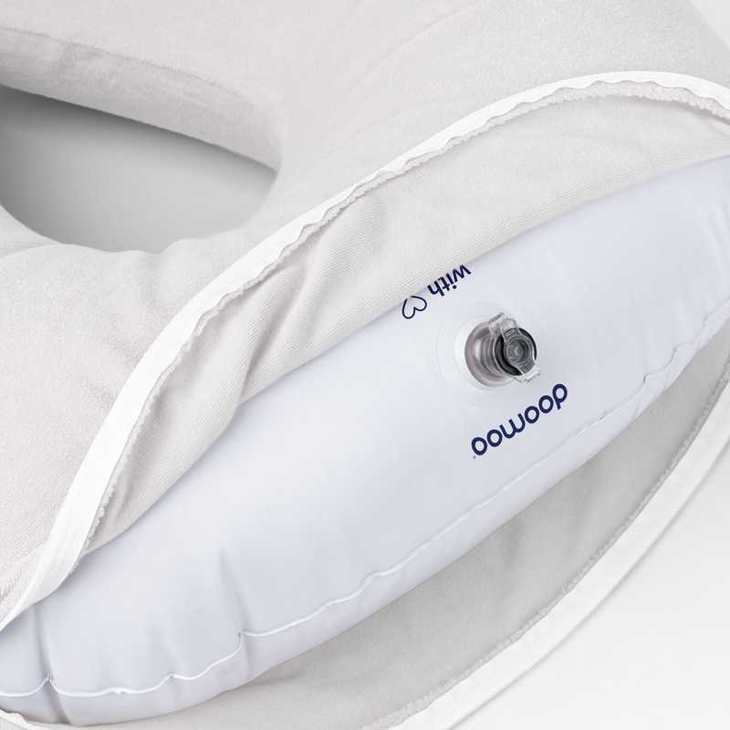 DOOMOO ΦΟΥΣΚΩΤΟ ΜΑΞΙΛΑΡΙ ΘΗΛΑΣΜΟΥ NURSING AIR PILLOW ALMOND