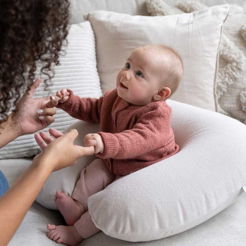 DOOMOO ΦΟΥΣΚΩΤΟ ΜΑΞΙΛΑΡΙ ΘΗΛΑΣΜΟΥ NURSING AIR PILLOW ALMOND