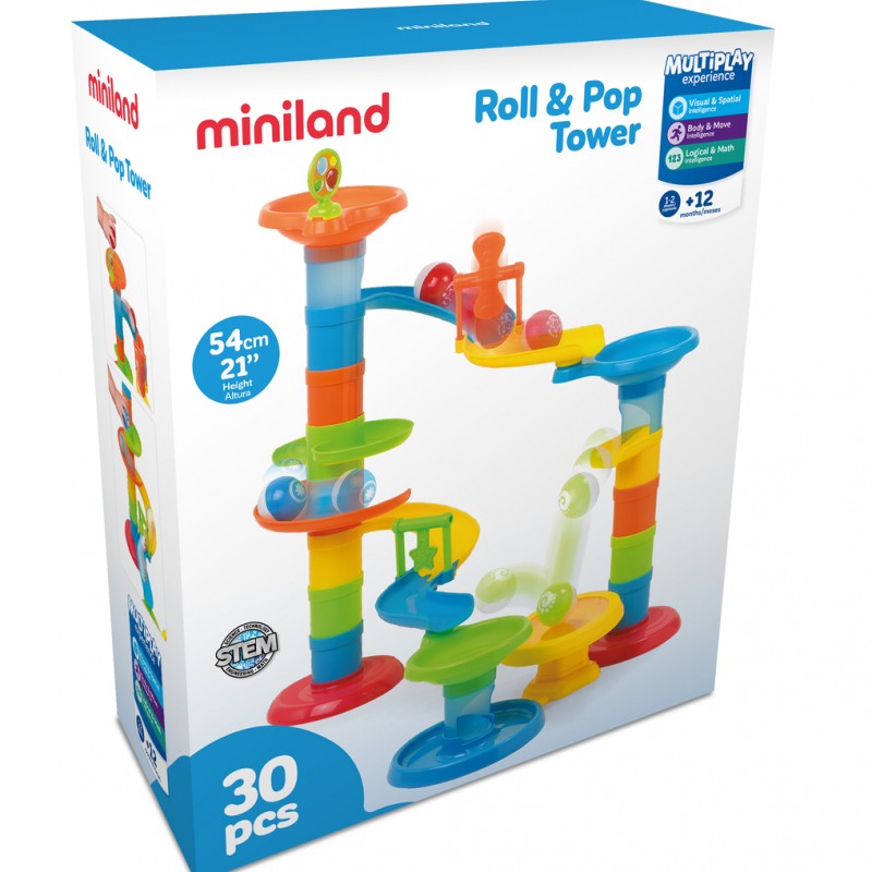 ΠΑΙΧΝΙΔΙ ΔΡΑΣΤΗΡΙΟΤΗΤΩΝ ROLL AND POP TOWER