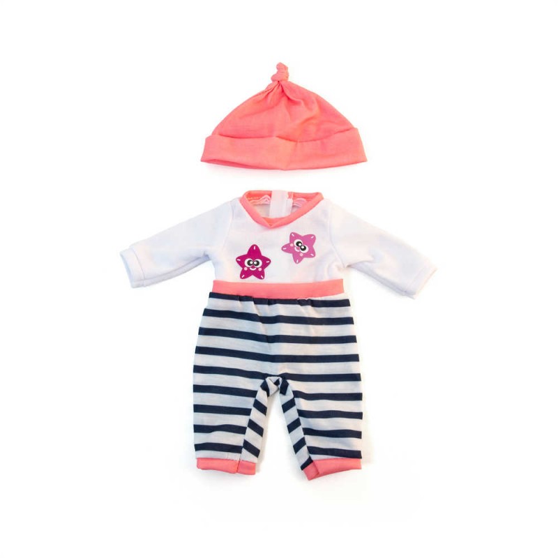 ΣΕΤ ΡΟΥΧΑ ΓΙΑ ΚΟΥΚΛΑ COLD WEATHER SALMON PJS SET 32 ΕΚ