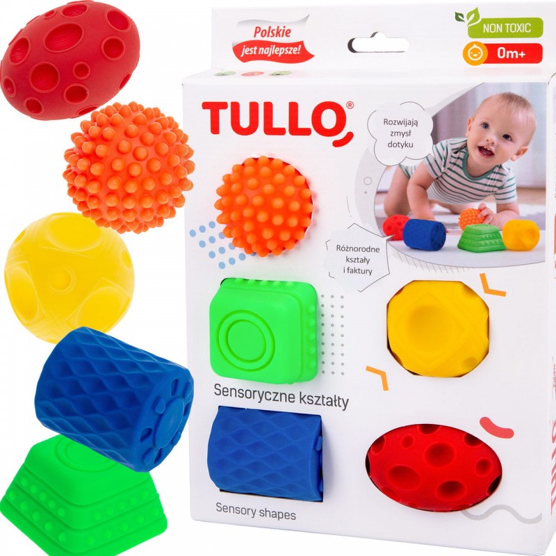 TULLO ΠΑΙΧΝΙΔΙ ΑΙΣΘΗΣΕΩΝ  SENSORY BALLS 5 ΤΜΧ