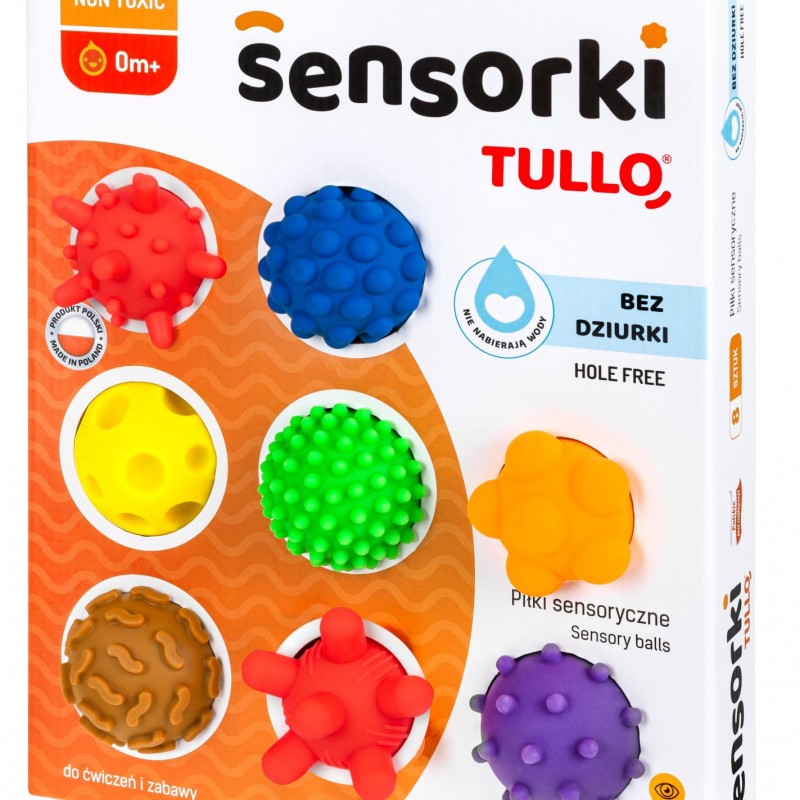 TULLO ΠΑΙΧΝΙΔΙ ΑΙΣΘΗΣΕΩΝ  SENSORY BALLS 8 ΤΜΧ