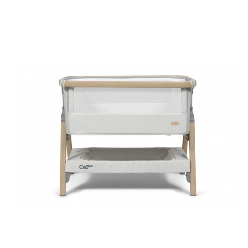 TUTTI BAMBINI COZEE BEDSIDE CRIB SILVER